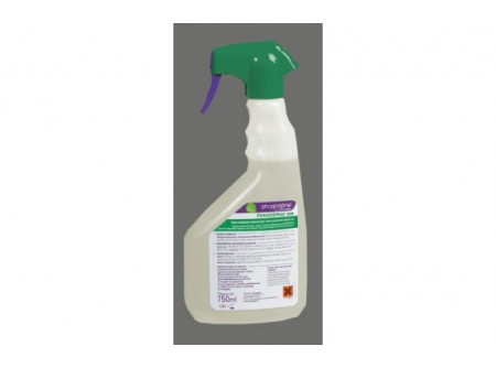 phagospray DM-750 - Alkohol alapú felület fertőtlenítőszer, 750ml, spray fejjel - - Fertőtlenítő- és tisztítószer a felületek szakszerű fertőtlenítéséhez és tisztításához
- Tiszta, színtelen folyadék, grapefruit illatban 
- Bármilyen felületen használható, amely ellenáll az alkoholnak
- Mikrobiológiai spektrum: baktericid, yeasticid, virucid
